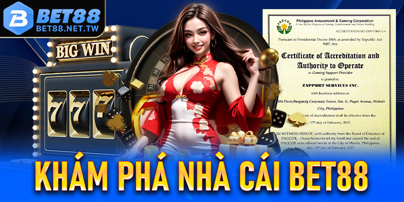 Khám phá nhà cái Bet88 – điểm đến lý tưởng cho cược thủ