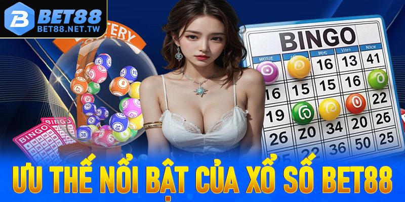 Cập nhật những thế mạnh nổi bật của sân chơi cá cược xổ số Bet88 để tạo lên sức hút